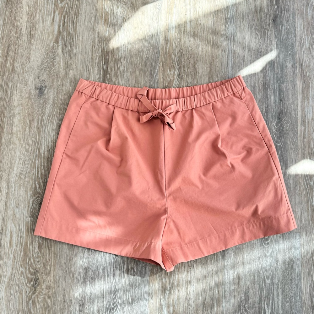 NWT Kate Spade Saturday Blush Pink High Waist Pull-On Shorts Size 10 🌸 $80